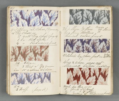 Libro de muestra de Old Pacific Print Works