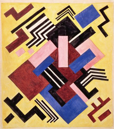 Construcción pictórica, 1916 de Olga Rozanova