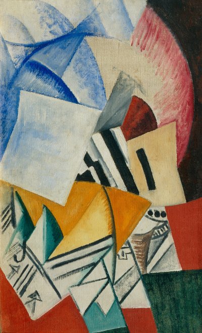 El Armario, 1918 de Olga Rozanova