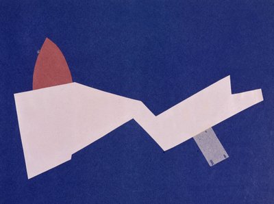 Guerra Universal: Obra de collage de Olga Rosanova, enero de 1916 de Olga Wladimirowna  Rosanowa