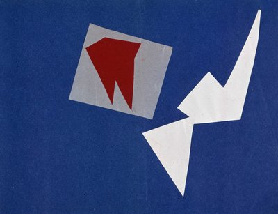 Guerra Universal: Obra de collage de Olga Rosanova, enero de 1916 de Olga Wladimirowna  Rosanowa