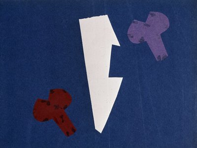 Guerra Universal: Obra de collage de Olga Rosanova, enero de 1916 de Olga Wladimirowna  Rosanowa