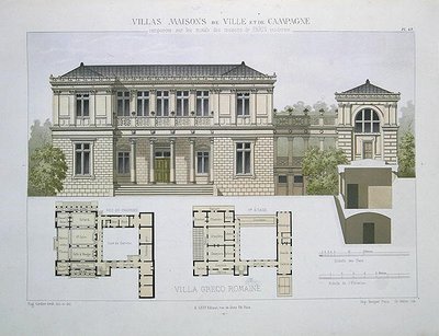 Villa Greco Romana, grabado por Walter, lámina 49 de 