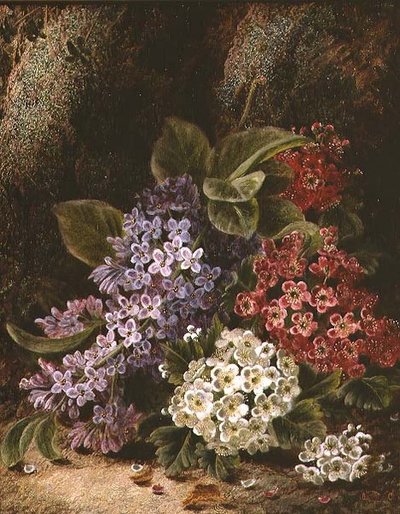 Naturaleza muerta con flores de Oliver Clare