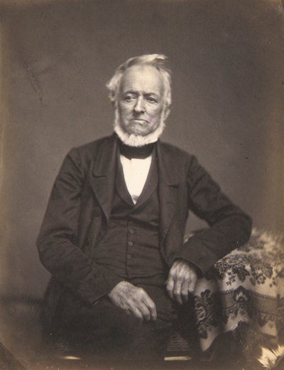 Retrato de un caballero de pelo blanco de Oliver H. Willard