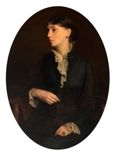 Retrato de Fidelia Bridges de Oliver Ingraham Lay