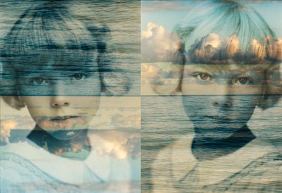 Sea double girl,2022 (Técnica mixta digital) de Olivia Gozzano
