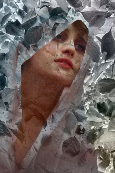Vera Kholodnaya, 2023 (técnica mixta digital) de Olivia Gozzano