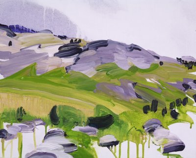 Leukerbad 14, 2012 (acrílico sobre lienzo) de Olivier Morel