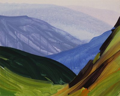 Leukerbad 29, 2014 (acrílico sobre lienzo) de Olivier Morel