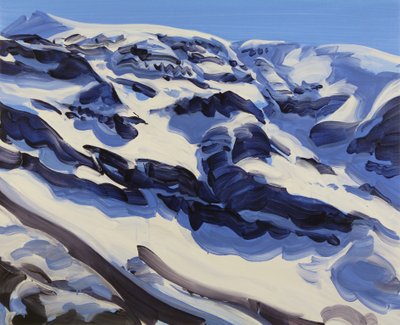Leukerbad 31, 2014 (acrílico sobre lienzo) de Olivier Morel