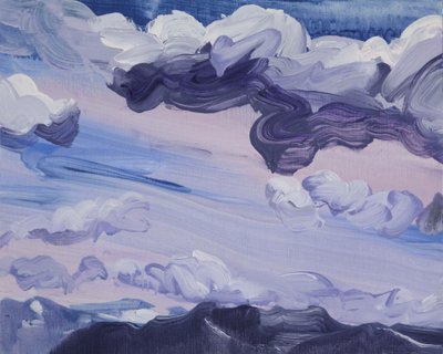 Leukerbad 3, 2012 (acrílico sobre lienzo) de Olivier Morel