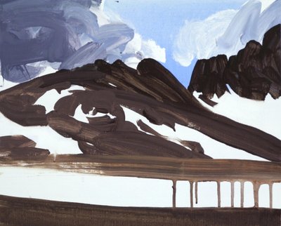 Leukerbad 7, 2012 (acrílico sobre lienzo) de Olivier Morel
