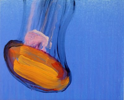Méduses 10, 2013 (acrílico sobre lienzo) de Olivier Morel