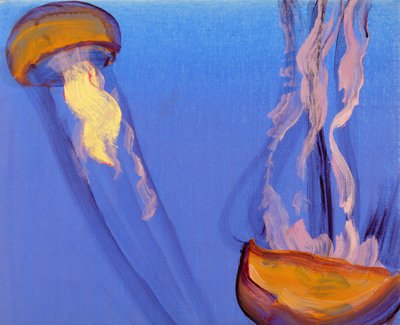 Méduses 7, 2013 (acrílico sobre lienzo) de Olivier Morel