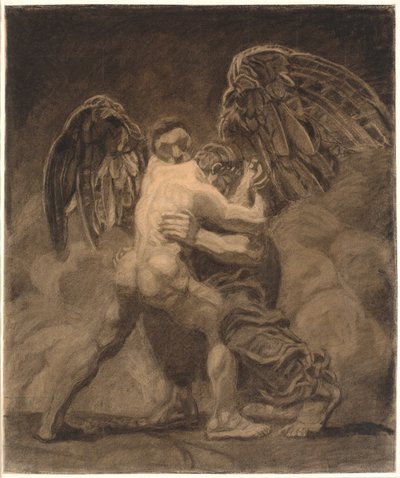 La lucha de Jacob con el ángel de Oluf Hartmann