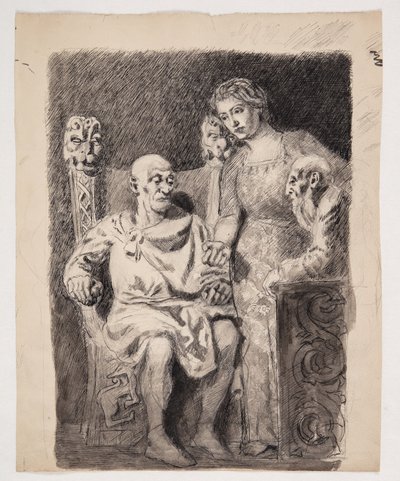 Motivo de historia o mitología nórdica de Oluf Hartmann