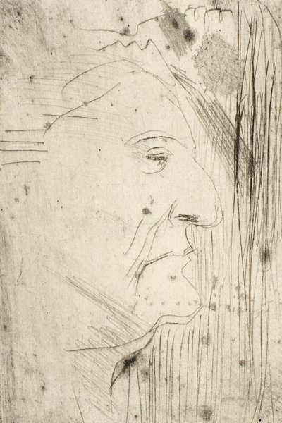 Retrato de la madre del artista de Oluf Hartmann