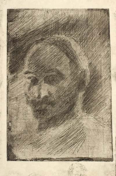 Retrato del pintor Henrik Schouboe de Oluf Hartmann