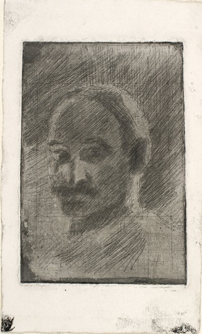 Retrato del pintor Henrik Schouboe de Oluf Hartmann