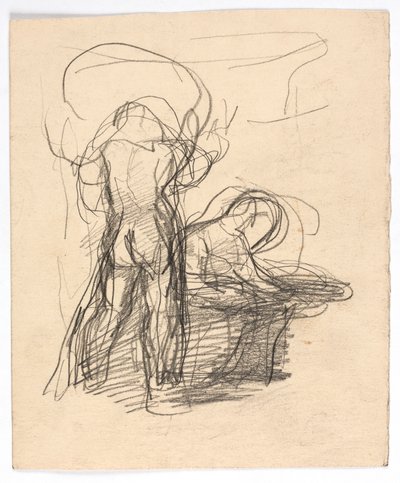 Boceto para "Dédalo e Ícaro" de Oluf Hartmann