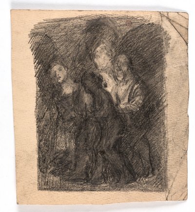 Boceto para "Diógenes" de Oluf Hartmann