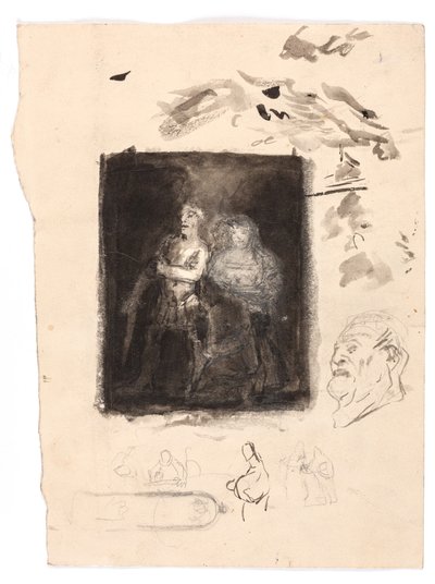 Estudio para "Diógenes" de Oluf Hartmann