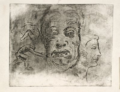 Hoja de estudio de Oluf Hartmann