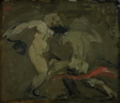 Dos brujas peleando de Oluf Hartmann
