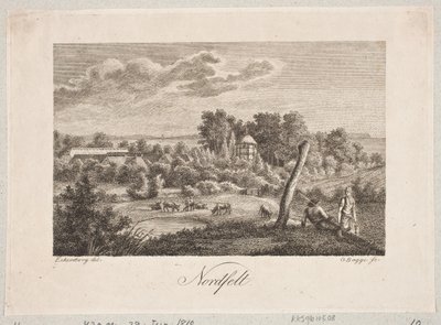 Paisaje en Nordfelt de Oluf Olufsen Bagge