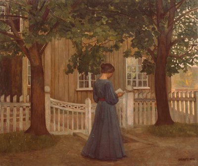 Por la tarde (carta) de Oluf Wold Thorne