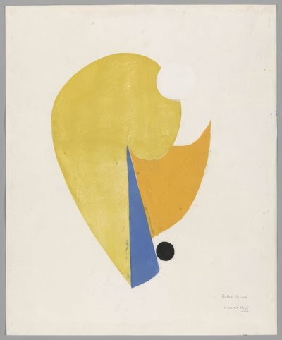 Yellow Flower (Flor amarilla) de Onchi Kôshirô