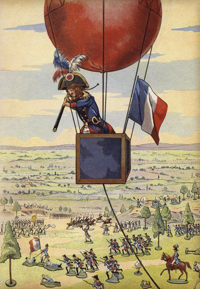 Batalla de Fleurus con globo de Onfray de Breville Job