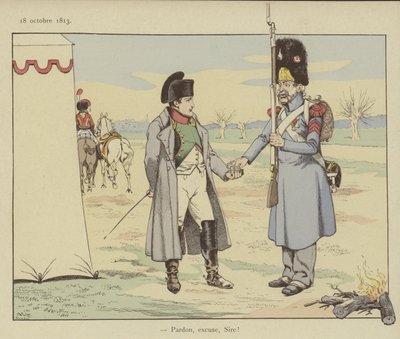 ¡Disculpe, señor!, 18 de octubre de 1813 de Onfray de Breville Job
