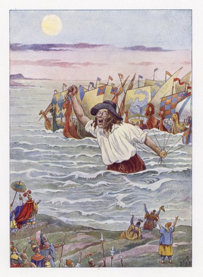 Ilustración para Los viajes de Gulliver de Onfray de Breville Job
