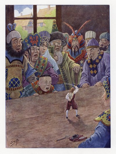 Ilustración para Los viajes de Gulliver de Onfray de Breville Job