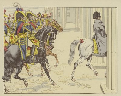 Napoleón entrando en Berlín, 27 de octubre de 1806 de Onfray de Breville Job