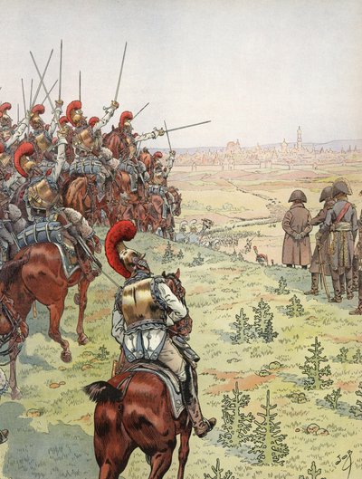 Napoleón, antes de la Batalla de Borodino, 7 de septiembre de 1812 de Onfray de Breville Job