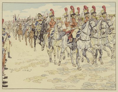 El ejército francés entrando en Berlín, 27 de octubre de 1806 de Onfray de Breville Job