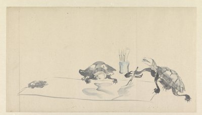 pintando tortugas de Onishi Chinnen