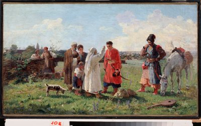 La supresión del Sitch (campamento) de Zaporogue en 1775 de Opanas Georgievich Slastion