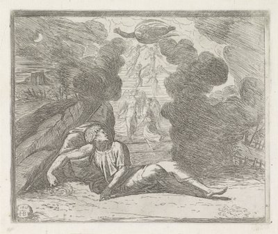 sueño de jacob Pinturas en la Logia de Rafael (título de la serie) de Orazio Borgianni