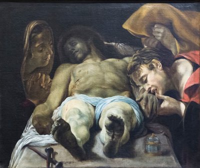 Lamentación por Cristo muerto de Orazio Borgianni
