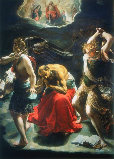El sueño de San Jerónimo, c1600 de Orazio Borgianni
