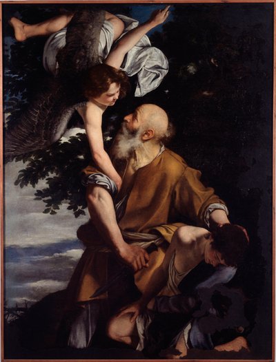 Atadura de Isaac de Orazio Gentileschi