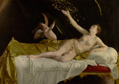 Danae y la Lluvia de Oro de Orazio Gentileschi