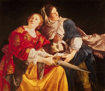 Judith con la cabeza de Holofernes de Orazio Gentileschi