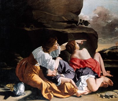 Lot y sus hijas de Orazio Gentileschi