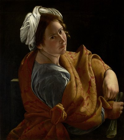 Retrato de una Joven como Sibila de Orazio Gentileschi