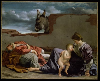 Descanso en la Huida a Egipto, 1615-1621 de Orazio Gentileschi